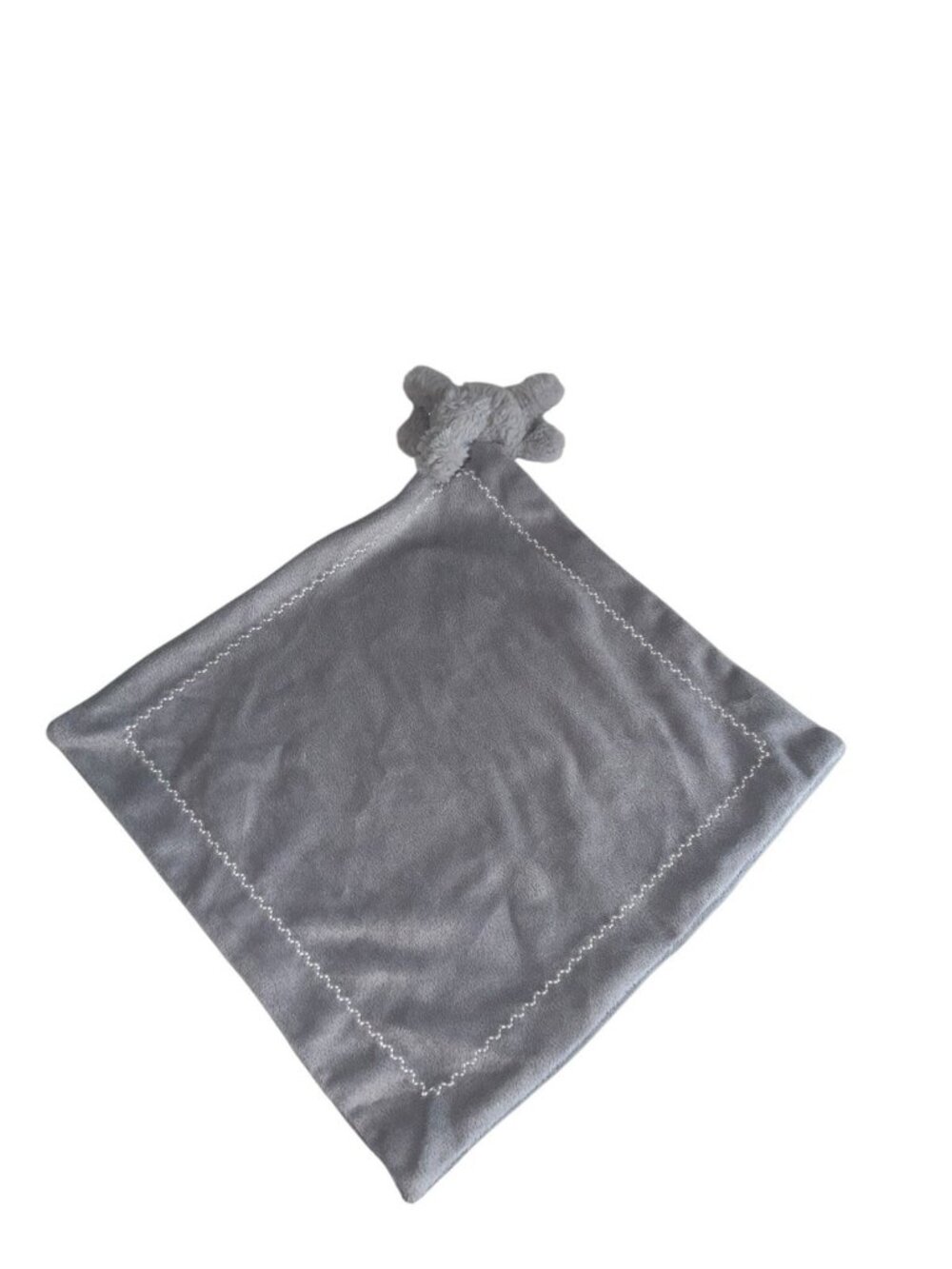 Pottery Barn Kids Gray Elephant Baby Security Blanket Lovey Thumbie PBK 11.5"